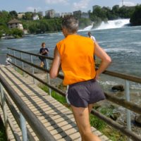 thumbnail Running contest at the rheinfall
