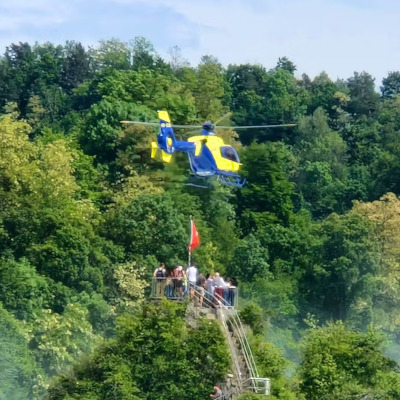 Suchaktion am Rheinfall