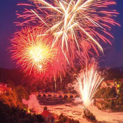 Heute in einem Monat: Feuerwerk