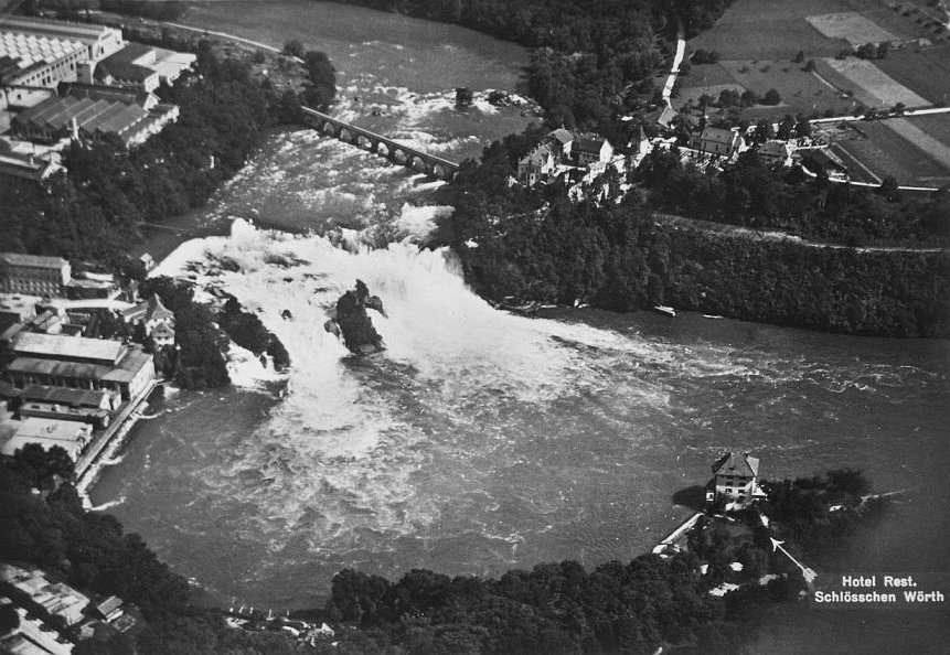 Rheinfall, 1947, Rheinfall, Postkartenverlag Globetrotter, Luzern