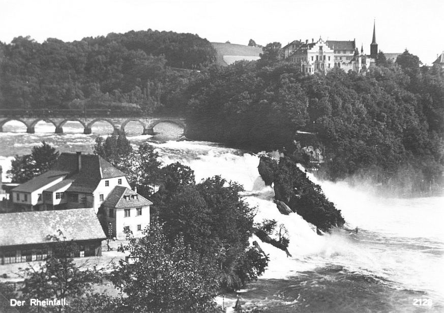 Rheinfall, 1936, Rheinfall, Postkartenverlag Frobenius Basel