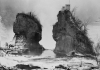 Rheinfall, 1985, Sanierung der Felsen, Foto Max Graf, Schaffhausen