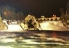 Rheinfall, 2003, Lichtkunstbeleuchtung, Fotograf unbekannt