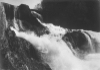 Rheinfall, 1921, Rheinfall bei Niederwasser, Foto: C. Koch, Schaffhausen