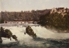 Rheinfall, 1900, Rheinfall mit Dampfeisenbahn, Orginal:Hans Bölsterli,